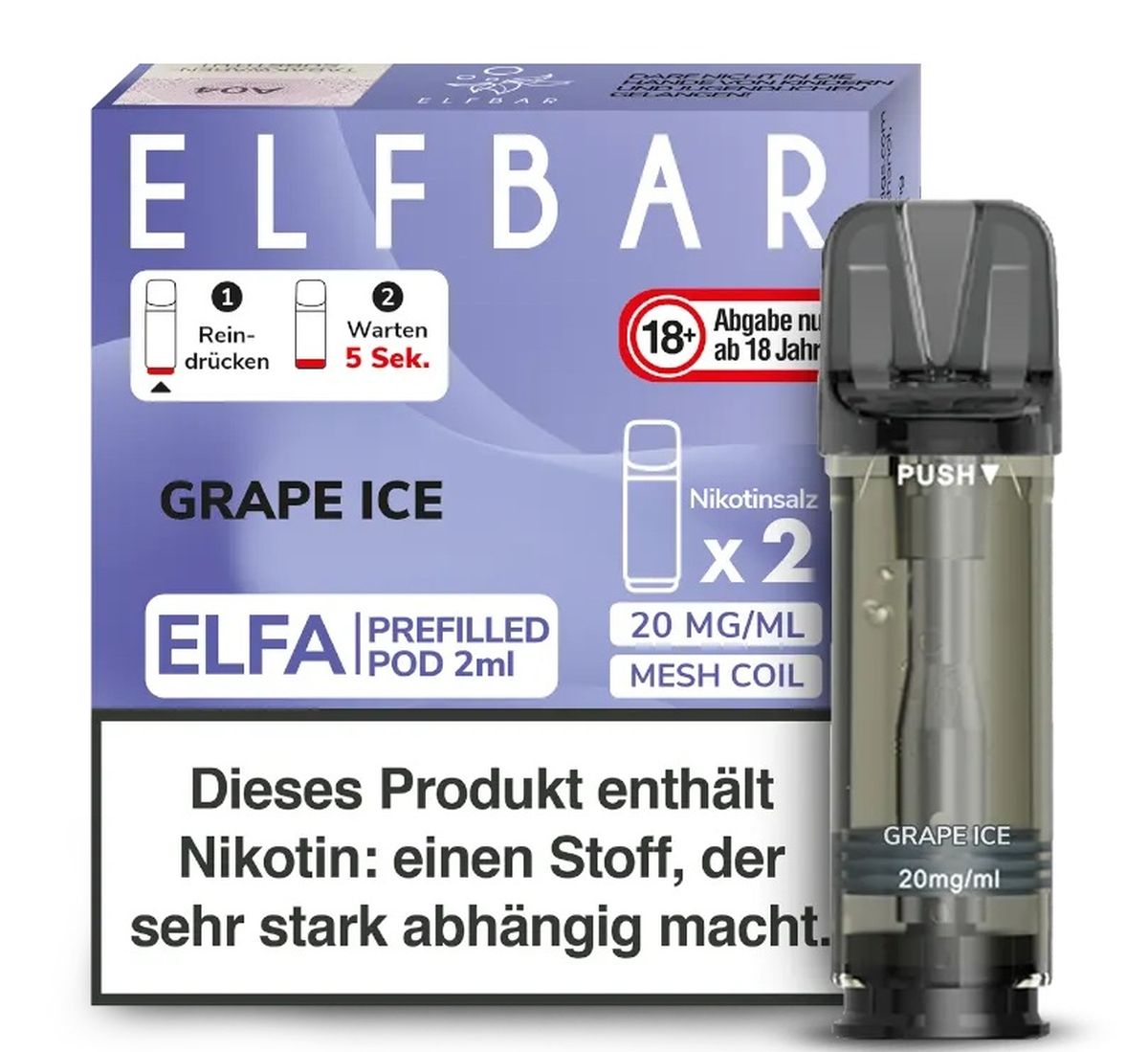 Elfbar - ELFA - Prefilled Pod - 2ml - 2er Pack